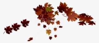 Free Png Download Transparent Red Fall Leaves Clipart - Red Fall Leaves Png