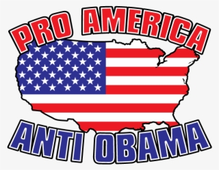 Pro America Anti Obama Usa Flag Gop Conservative Right - American Flag
