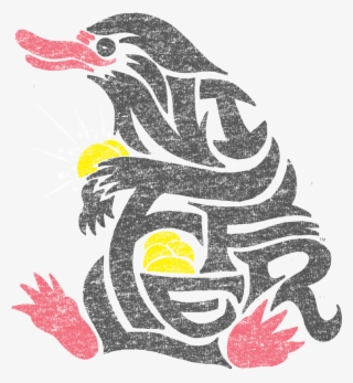 Fantastic Beasts Niffler Kid's T-shirt - Cross Stitch Harry Potter Pattern