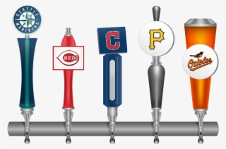 Budweiser Tap Brewery Clip Art Baseball Field Ⓒ - Beer Tap Handles Clipart