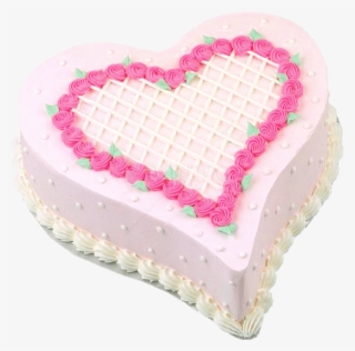 Free Png Download Pink Heart Cake Png Images Background - Heart Shape Pineapple Cake