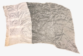 23 White/iridescent Flags Poly China/lame Good Condition - Lace