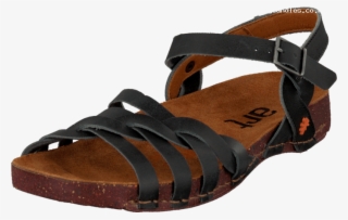 Art I Breathe 976 Black 49855-00 Womens Leather Rubber - Fisherman Sandal