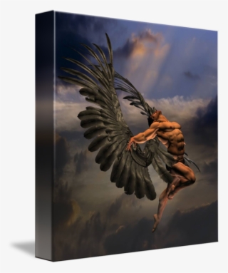 Male Angel By Antinopolis - Male Angel Flying