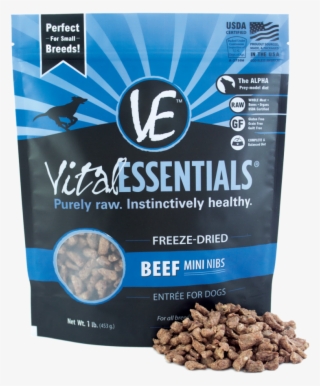Vital Essentials Freeze Dried Grain Free Beef Mini - Vital Essentials