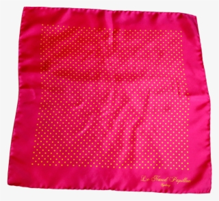 Pink And Yellow Large Polka Dot - Needlework