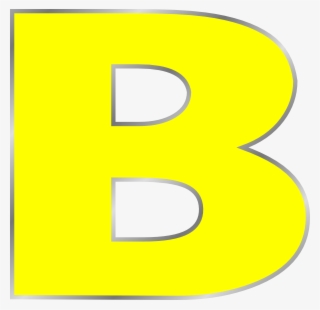 Letter B Color Yellow
