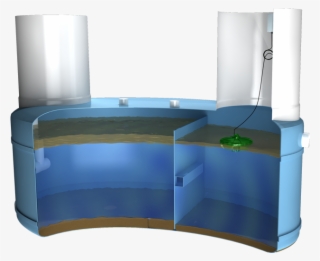 Cross Section Of A Grease Interceptor With The Fog - Chair