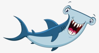 Hammerhead Shark Cartoon Clip Art - Hammerhead Shark Cartoon