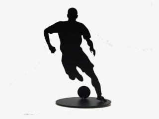 Soccer Player - Male - Metal Art - Made In Canada Gifts - Dribble Basketball