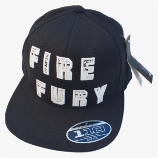 Custom Fire Fury Flexfit Snapback Hat White - Baseball Cap