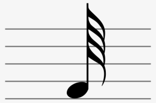 Open - Hemidemisemiquaver Note - 2000x1329 PNG Download - PNGkit