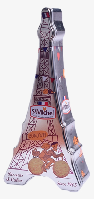 St Michel Butter Biscuits Eiffel Tower Box - Tower