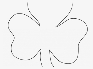 Download Shamrock Cut Out Pattern - Line Art