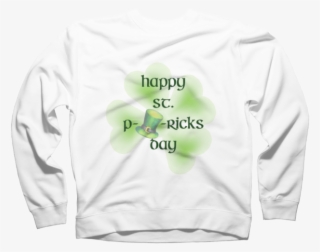 Ombre Green And White Zentangle Shamrock $44 - Sweater