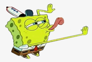 Spongebob Spongebob Squarepants Meme Aesthetic Funny - Spongebob Licking Meme Png