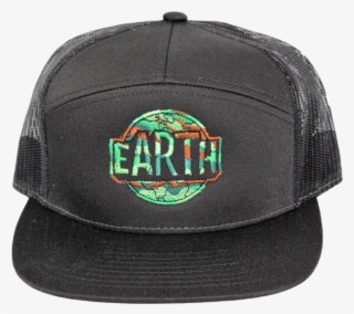 Earth Hat - Black Camo - Baseball Cap