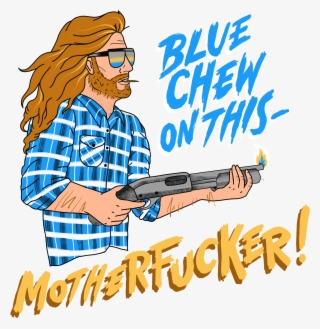Blue Chew On This - Illustration