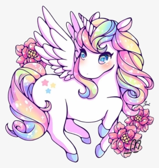 #unicorn #rainbow #rainbowunicorn #kawaii #cute - Cute Rainbow Cartoon Unicorns