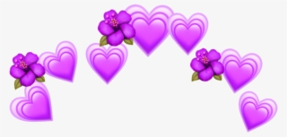 #purple #emoji #purpleemoji #head #crown #headcrown - Heart