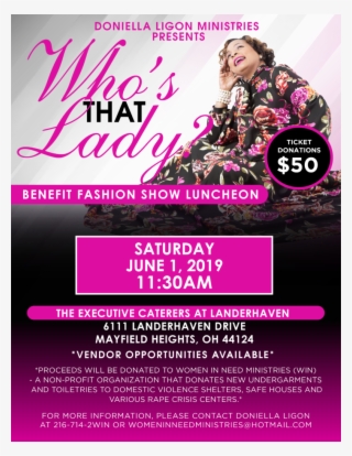 Benefit Fashion Show - Flyer