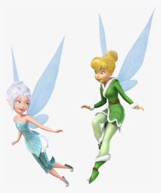 3 Disney Fairies, Tinkerbell, Sisters, Faeries, Ancient - Fada Periwinkle Png