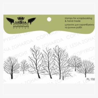 {fl132} Stamp "winter Tree" - Tree