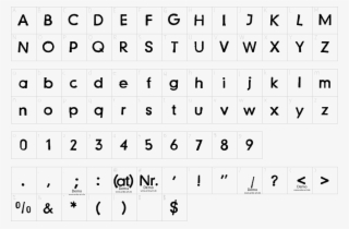 Character Map - Dingbats Nature By Woodcutter