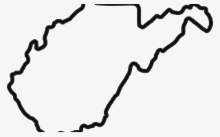 West Virginia Outline Rubber Stamp State Rubber Stamps - State Of West Virginia Clip Art