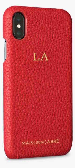 Iphone X/xs Pomegranate Red - Etui Na Telefon Z Inicjałami