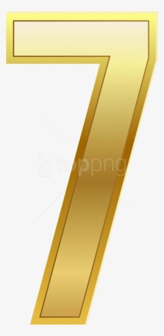 Free Png Number Seven Gold Classic Png Images Transparent