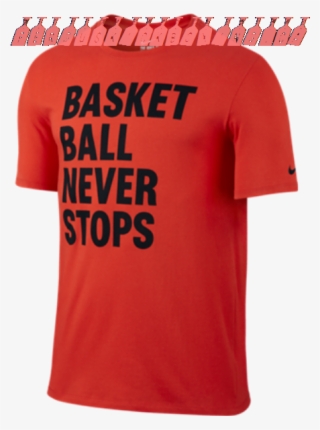 Vomp442m4cfk Mens Nike Basketball Never Stops T-shirt - House Is Not For Sale Tour Shirts