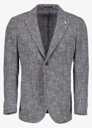 Jack Sportcoat Cross Hatch Grey Teal - Blazer