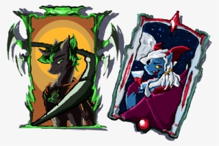 Daggerformle, Bat Pony, Blood, Card, Halloween, Holiday, - Illustration