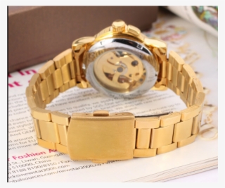 2018 Lady Watch Winner Golden Heart Shape Skeleton - Analog Watch