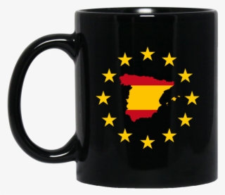 Spain Map Inside European Union Eu Flag Mug Cup Gift - Union