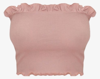 #shirt #polyvore #png #pastel #pink #retro #clothes - Pink Tube Top Transparent
