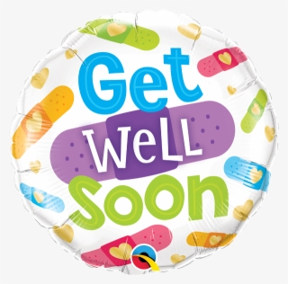 Get Well Soon Bandages Balloon - Qualatex
