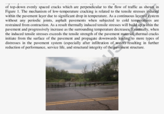 Typical Thermal Cracking In Asphalt Pavements - Tree