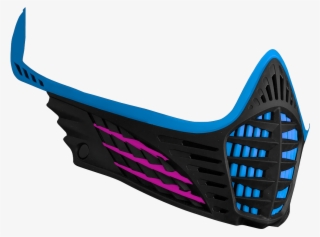 Saved Styles - Pink Blue Paintball Mask