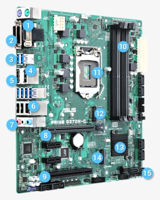 1 Vga - Asus Prime B250m C