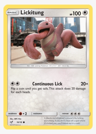 Pokemon Tcg Detective Pikachu Lickitung - Detective Pikachu Pokemon Cards