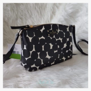 Kate Spade Grove Street Splodge Millie Black Cream - Handbag