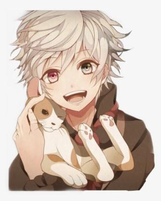 #animeboy #boyanime #cat #catboy #withcat #kitty #cats - Anime Boy And Cat