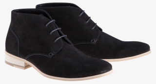 Black Tyler Desert Boot - Suede