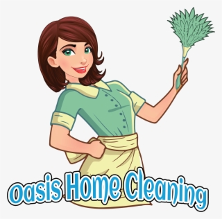Oasis Home Cleaning - Cartoon