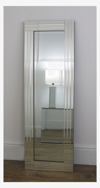 An Overall View Of This Striking Glass-framed Mirror - Full Length Wall Mirror