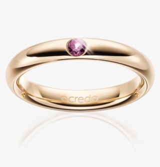 Ring With Pink Safir - Engagement Ring