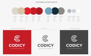 We Selected Bold Color Palette And Created A Simple - Branding Guide Simple