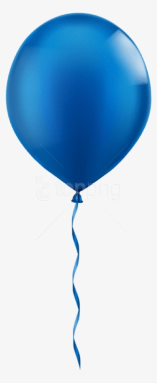Free Png Download Single Blue Balloon Png Images Background - Blue Balloon Clip Art